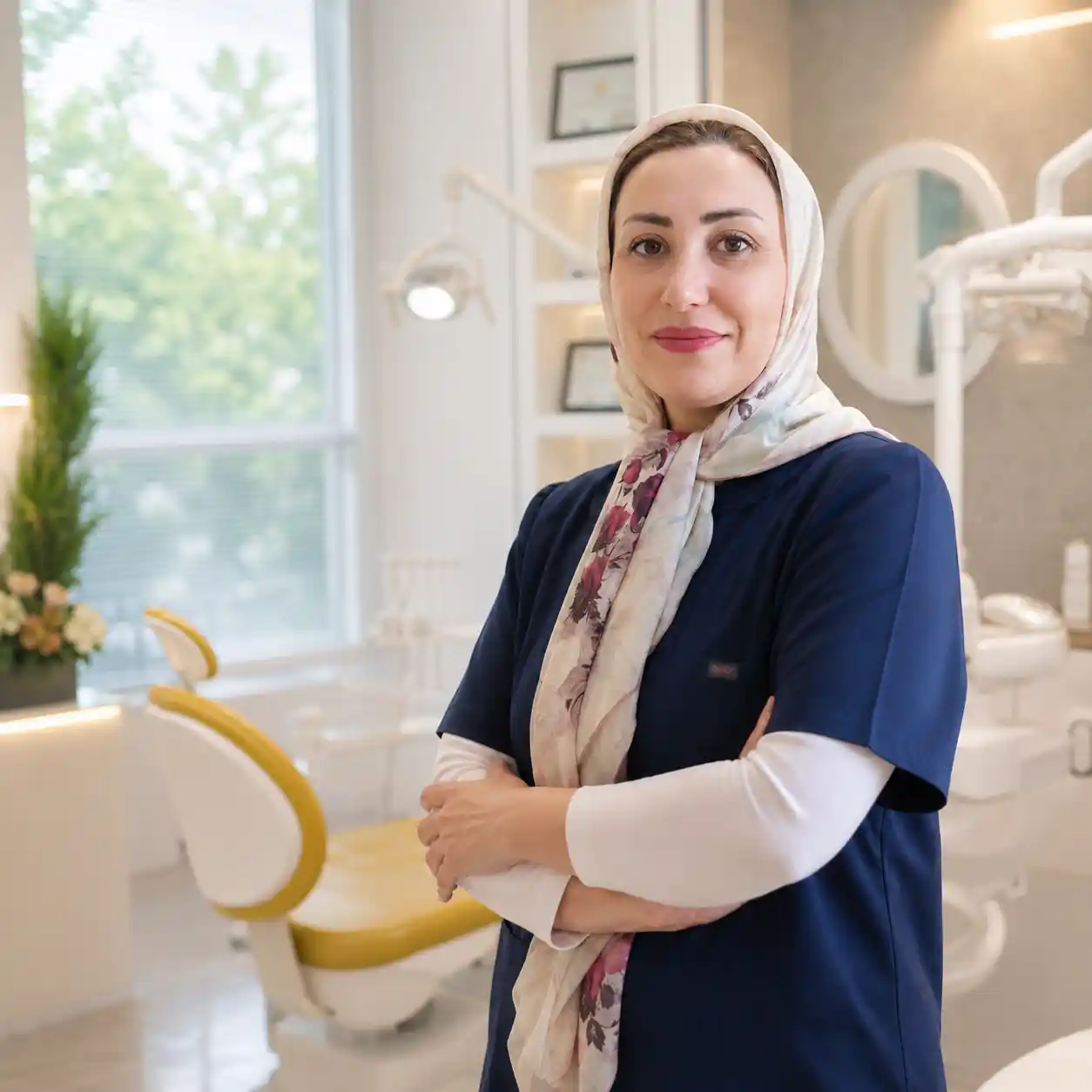 دکتر اکرم ظفربخش در کلینیک تخصصی دندان‌پزشکی